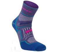 Hilly Unisex Twin Skin Anklet Socks - Grape Purple/Blue