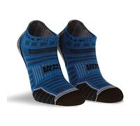 Hilly Unisex Twin Skin - Socklet Min Cushioning, Running Sock, Azurite/GreyMarl, M UK