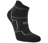 Hilly Unisex Twin Skin Socklets - Black/Anthracite Grey