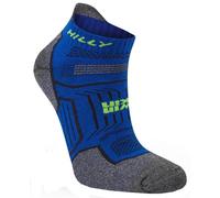 Hilly Unisex Twin Skin Socklets - Cobalt Blue/Grey Marl