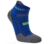 Hilly Unisex Twin Skin Socklets - Cobalt Blue/Grey Marl