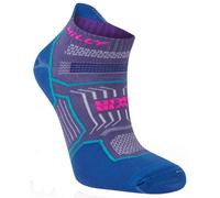 Hilly Unisex Twin Skin Socklets - Grape Purple/Blue