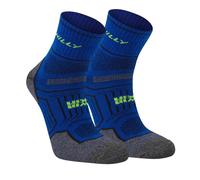 Hilly Women's Double Layered Ankle Socks in Blue | Size: 3-5.5 Hilly Blue 3-5.5