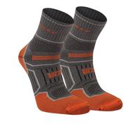 Hilly Women's Double Layered Ankle Socks in Dark Grey | Size: 3-5.5 Hilly Dark Grey 3-5.5