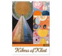 Hilma af Klint - A year full of mystical art UK-Version (Wall Calendar 2026 DIN A3 Portrait), CALVENDO 12 Month Wall Calendar