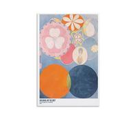 Hilma Af Klint Artwork, Vintage Exhibition Poster Posters Wall Art Painting Canvas Prints Decor Poster Artworks 08x12inch(20x30cm)