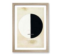 Hilma af Klint Buddha's Standpoint Framed Print | A2 Oak Framed Wall Art | Ready to Hang | Modern Religious Picture | Living Room Bedroom Lounge Office