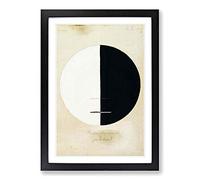 Hilma af Klint Buddha's Standpoint Framed Print | A2 Oak Framed Wall Art | Ready to Hang | Modern Religious Picture | Living Room Bedroom Lounge Office