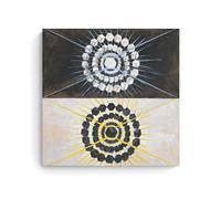 Hilma Af Klint Classic Posters Group IX SUW No. 8 The Swan No. 8 Canvas Wall Art Decorative Bedroom Modern Home Print Picture Artworkss 24x24inch(60x60cm)
