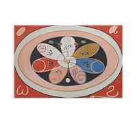 Hilma Af Klint 'Evolution No. 15' Art Print Canvas Poster Bedroom Decor Landscape Office Room Decor Gift 08x12inch(20x30cm)