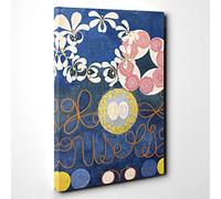 Hilma af Klint Floral Canvas Print | Gallery Wrapped 30mm Frame Wall Art | 30x20 inches | Ready to Hang | Modern Floral Picture | Living Room Bedroom Lounge Office