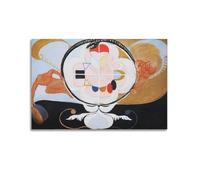 Hilma Af Klint Poster Work《Group VI Evolution No.13》 Canvas Painting Wall Art Decorative Picture Prints Modern Decor 08x12inch(20x30cm)