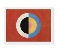 Hilma Af Klint Svanen Abstract Circles Painting A4 Artwork Framed Wall Art Print Artery8 White One Size