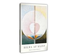 Hilma Af Klint What A Human Being Is Exhibition Art Print Canvas Poster Wall Art Decor Print Picture Paintings for Living Room Bedroom Decoration 12" L X 18" W