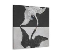 Hilma Af Klint Works《The Swan, No. 1》Printing Posters Printed Canvas Wall Art Paintings Contemporary Decor Artworks for Home 28x28inch(70x70cm)