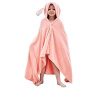 Hilmocho Kids Hooded Bath Towel Large Soft Baby Toddler Blanket Poncho Towel Children Swimming Beach Towel Bathrobe for Boys and Girls