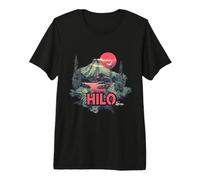 Hilo Hawaii Island Vacation Volcano Jungle Forrest Adventure Premium T-Shirt