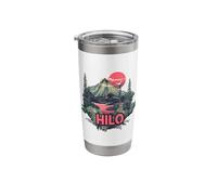 Hilo Hawaii Island Vacation Volcano Jungle Forrest Adventure Stainless Steel Insulated Tumbler