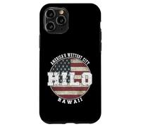Hilo Hawaii, Vintage American flag Case for iPhone 11 Pro