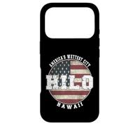 Hilo Hawaii, Vintage American flag Case for iPhone 17 Pro