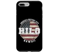 Hilo Hawaii, Vintage American flag Case for iPhone 7 Plus/8 Plus