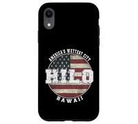 Hilo Hawaii, Vintage American flag Case for iPhone XR