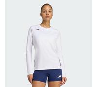 adidas Women's Volleyball Hilo Long Sleeve Jersey, White, XXL