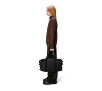 RAINS Hilo Small W3 Black Weekend Bag Size: One Size, Colour: Black Fabric