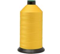 HILOHILO Extra Strong Bonded Nylon Thread #69 Tex70 - 16 OZ, 6000yds, Versatile Stitching Solution for Leather, Upholstery, Canvas Repair and More (Yellow)