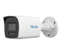 HiLook 4 MP ColorVu Network Security Camera, Smart Hybrid Light, Fixed Bullet, IP67 Waterproof, Built-in Microphone with 2.8mm lens