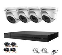 HILOOK BY HIKVISION 5MP CCTV Camera Systems 4CH 5MP Surveillance DVR Recorder 4X5MP Outdoor&Indoor White DOME CCTV Cameras 20m Night Vision IP67 Weatherproof Easy Remote Web/Mobile Access (1TB HDD)