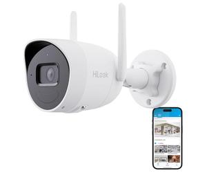 HiLook by HIKVISION Outdoor Camera WiFi, Smart Camera with Motion Sensor, Outdoor, Intelligent Detection, Night Vision, 2-Way Communication, SD Card Slot, 4MP (2560 x 1440)