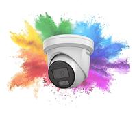 HiLook IPC-T289H-MU 8MP Color Imaging Security Camera, 2.8MM, IP POE Camera, 30M Colored Night Vision, Works with Hikvision NVR, Water & Dust Resistant IP67, 24/7 colorful imaging