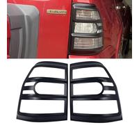 hilopexi 2PCS Black Matte Rear Lampshade Car Accessories Compatible with Mitsubishi Pajero 2007-2019 Car Tail Light Design (Black)