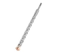 HILPATY SDS Plus Masonry Drill Bits 25 x 350mm Tungsten Carbide Cross Tip Rotary Hammer Drill bit for Masonry, Concrete, Brick Wall, Cement, Stone