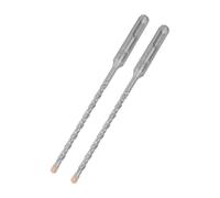 HILPATY SDS Plus Masonry Drill Bits 5 x 160mm x 2pcs Tungsten Carbide Cross Tip Rotary Hammer Drill bit for Masonry, Concrete, Brick Wall, Cement, Stone