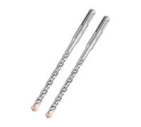 HILPATY SDS Plus Masonry Drill Bits 8 x 160mm x 2pcs Tungsten Carbide Cross Tip Rotary Hammer Drill bit for Masonry, Concrete, Brick Wall, Cement, Stone