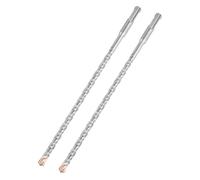 HILPATY SDS Plus Masonry Drill Bits 8 x 250mm x 2pcs Tungsten Carbide Cross Tip Rotary Hammer Drill bit for Masonry, Concrete, Brick Wall, Cement, Stone