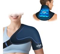 Hilph 3D Double-Layer Gel Ice Pack for Shoulder Injury, 50-Minute Long-Lasting Neck Ice Pack Wrap, Ice Pack for Neck and Cervical with Ice Grid Gel Design