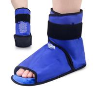 Hilph Ankle Foot Ice Pack Wrap, Reusable Ice Pack for Foot Injuries, Sprained, Swelling, Edema, Plantar Fasciitis, Achilles Tendonitis Pain Relief & Surgery Recovery - Medium