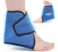 Hilph Ankle Ice Pack Wrap for Injuries Reusable, Cold Compress Gel Foot Ice Pack for Pain Relief, Ankle Sprains & Swelling, Plantar Fasciitis, Achilles Tendinitis, Heel Spurs & Surgery Recovery - Blue