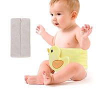 Hilph Baby Colic Relief & Gas Relief Belt - Reusable Heated Tummy Wrap for Newborns & Infants 0-3 Years - Natural Flaxseed Warming Pad for Upset Stomach, Reflux & Soothe Discomfort - Yellow Duck