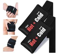 Hilph Durable Ice Packs for Injuries with Strap 2 Packs, Hot Cold Therapy