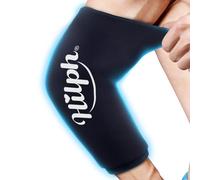 Hilph Elbow Ice Pack Compression Sleeve for Injuries, Flexible Gel Cold Packs Brace, Shin Splints, Calf Strain, Flexible Arm Ice Pack Wrap Recovery for Tennis Elbow, Tendinitis Pain Relief - M