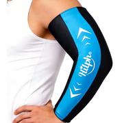 Hilph Extended-Length Arm Elbow Ice Pack Sleeve Wrap for Tennis Elbow, L