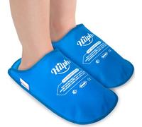 Hilph Foot Ice Pack Slippers for Plantar Fasciitis 2 Pack, Ice Pack for Feet Hot Cold Compression Therapy Gel Ice Slippers for Foot Neuropathy, Diabetic Foot, Swollen Feet, Gout Relief - Light Blue