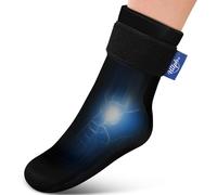 Hilph Full Foot Ice Pack Gel Sock for Hot & Cold Therapy - Flexible Cooling Sock for Toe Pain, Plantar Fasciitis & Hot Feet, Neuropathy, Chemotherapy, Postpartum Recovery, 1 Pack, Black