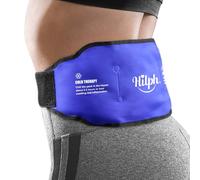 Hilph Ice Pack for Back Pain Relief, Adjustable Lower Back Gel Wrap | Hot Cold Compression Lumbar Gel Ice Pack for Back Injuries, Sciatic Nerve, Herniated, Degenerative Disc, Tailbone Pain, Blue