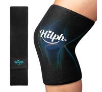 Hilph Ice Pack for Knee Pain Relief & Swelling, Reusable Hot & Cold Therapy Gel Wrap with Extra Strap, Adjustable Secure Fit for Knee Surgery, Arthritis, Meniscus Tear & Sports Injury Recovery