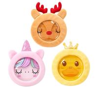 Hilph Kids Ice Pack for Injuries, Children Ice Pack Cold Compress for Kids | 3 Packs, Cute Soft Cloth Covers, Reusable Gel Cold Pack for Bumps Bruises Fever Wisdom Teeth Pain Relief, Get Well Gifts